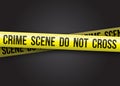 Crime Scene Do Not Cross Royalty Free Stock Photo