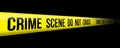 Crime Scene Do Not Cross Royalty Free Stock Photo