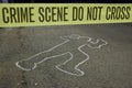 Crime scene do not cross Royalty Free Stock Photo