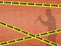 Crime scene Royalty Free Stock Photo