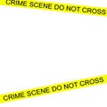 Crime scene tape Royalty Free Stock Photo