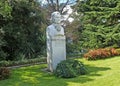 Crimea. Bust of the botanist Christiaan Stewen (1781-1863) Royalty Free Stock Photo