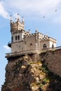 Crimea, Castle Swallow's Nest Royalty Free Stock Photo