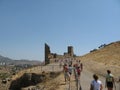 Crimea.Genoese fortress in Sudak