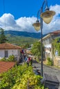 Old city street. Streets and views of the southern seaside city Royalty Free Stock Photo