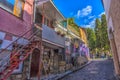 Old city street. Streets and views of the southern seaside city Royalty Free Stock Photo