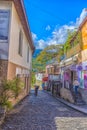 Old city street. Streets and views of the southern seaside city Royalty Free Stock Photo