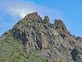 Crimea, Karagach Ridge, King and Queen Rock Going to The Throne, Kara-Dag Mountain Range