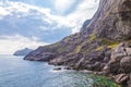 Crimea.Trail Golitsyn. Mount Koba-Kaya, the settlement Novyy Svet Royalty Free Stock Photo