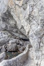 Crimea.Trail Golitsyn. Mount Koba-Kaya, the settlement Novyy Svet Royalty Free Stock Photo