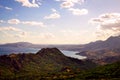 Crimean coast - mountain and the sea Royalty Free Stock Photo