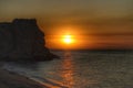 The Crimean coast. Sunset Royalty Free Stock Photo