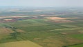 Crimean fields from the height of aircraft Royalty Free Stock Photo