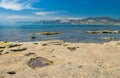 Crimean landscape with Black Sea shore on Meganom cape