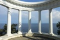 Crimean nature. Rotunda on the Tsars Path. Royalty Free Stock Photo