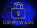 Crimeware Digital Cyber Hack Exploit 2d Illustration