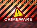 Crimeware Digital Cyber Hack Exploit 2d Illustration Royalty Free Stock Photo