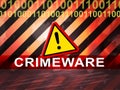 Crimeware Digital Cyber Hack Exploit 2d Illustration