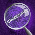 Crimeware Digital Cyber Hack Exploit 3d Rendering Royalty Free Stock Photo