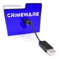 Crimeware Digital Cyber Hack Exploit 3d Rendering