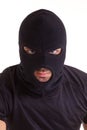 Criminal with balaclava Royalty Free Stock Photo