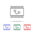 criminal film icon. Elements of cinema and filmography multi colored icons. Premium quality graphic design icon. Simple icon for w Royalty Free Stock Photo