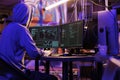 Criminal hacking computer network