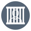 Criminal, jail  Isolated Vector Icon that can be easily modified or edit Royalty Free Stock Photo