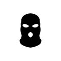 Criminal mask and Bandit icon, logo vector design