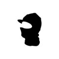 Criminal mask and Bandit icon, logo vector design