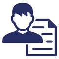 Criminal record Isolated Vector Icon which can easily modify or edit