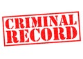 CRIMINAL RECORD Royalty Free Stock Photo