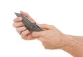 Criminality - Sharp pocketknife Royalty Free Stock Photo