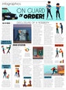 Criminals Infographic Set