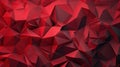 Crimson Convergence: A Geometric Tapestry of Overlapping Polygons