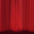 Crimson curtain-effect abstract Royalty Free Stock Photo