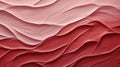 Crimson Harmony: Red Paper Tapestry
