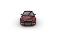 Crimson Model Car Royalty Free Stock Photo