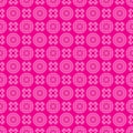 Crimson pattern with geometric elements - vector