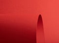 Crimson red paper texture with a dynamic crosshatch pattern and fine embossed details. The surface