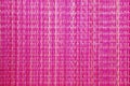 Crimson shocking pink woven raffia texture Royalty Free Stock Photo