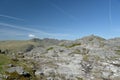 Crinkle Crags from summit of Pike of Blisco, Lake District Royalty Free Stock Photo