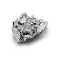 Crinkled aluminium foil