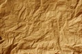 Crinkled brown paper Royalty Free Stock Photo