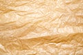 Crinkled brown sheet of paper