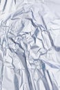 Crinkled tinfoil