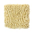 Crinkly Curly Noodles From Package Royalty Free Stock Photo