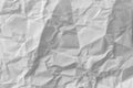 Crinkly white paper for backgrounds Royalty Free Stock Photo