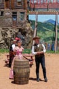 `History Comes Alive!` presentation Cripple Creek, CO Royalty Free Stock Photo