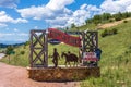 Welcome to Cripple Creek sign Royalty Free Stock Photo